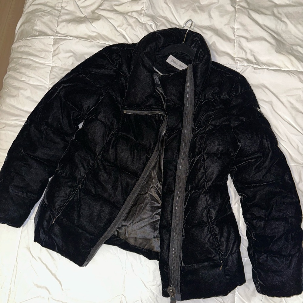Calvin Klein Velvet Jacket M